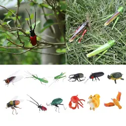 MagiDeal Artificial Lifelike Insects Model Cicada Figurines Home Garden Art Craft Decor DIY Tree Decor Kids Play Toy