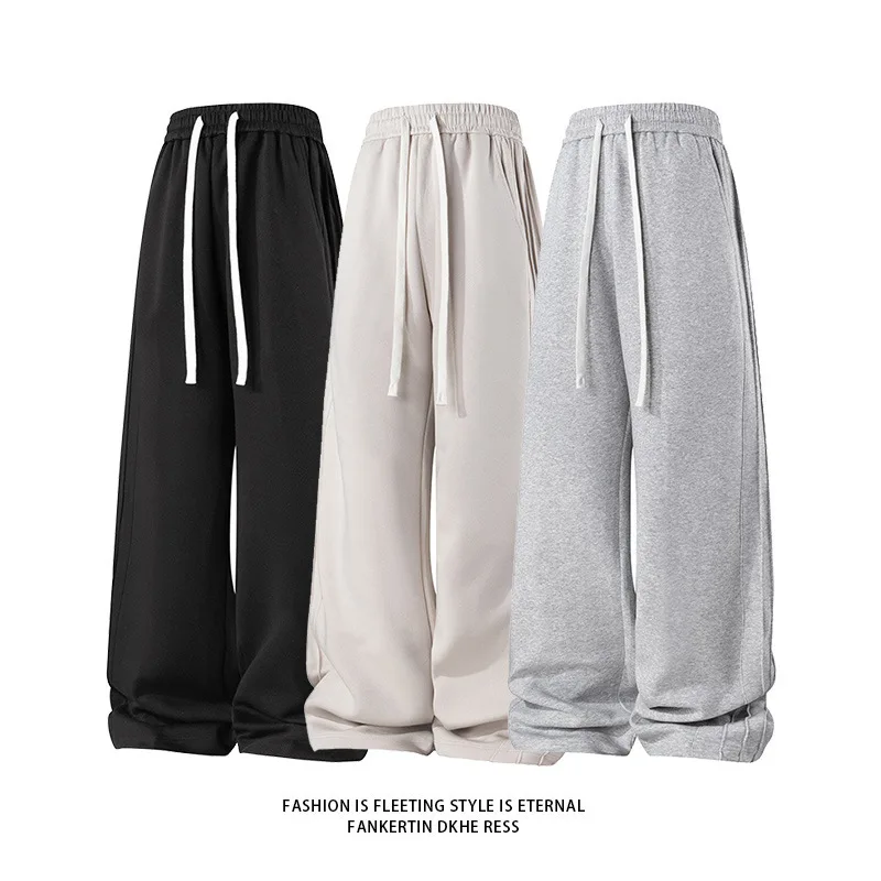 

Летние мужские шаровары в стиле пэчворк, широкие брюки для папы, большие размеры, свободные спортивные повседневные брюки из чистого хлопка