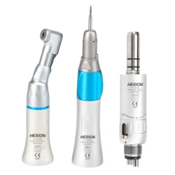 HEXION Dental Slow Low Speed Handpiece Straight Contra Angle Fit For Air Turbine Dental Lab Equipment Micromotor Polishing Tool