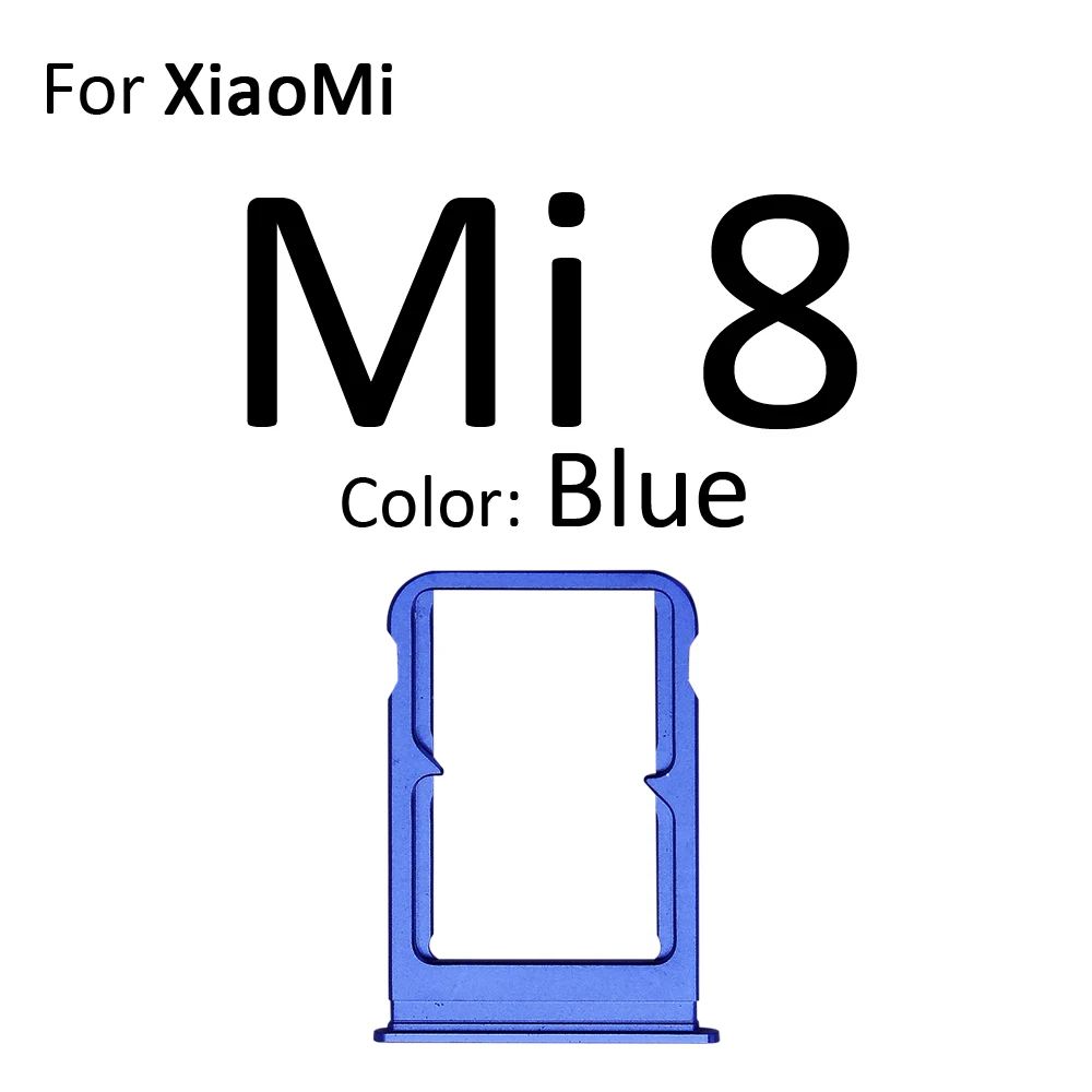 Sim مايكرو SD بطاقة المقبس حامل فتحة قارئ صينية ل XiaoMi Mi 8 Lite A1 5X محول الحاويات موصل استبدال أجزاء #3