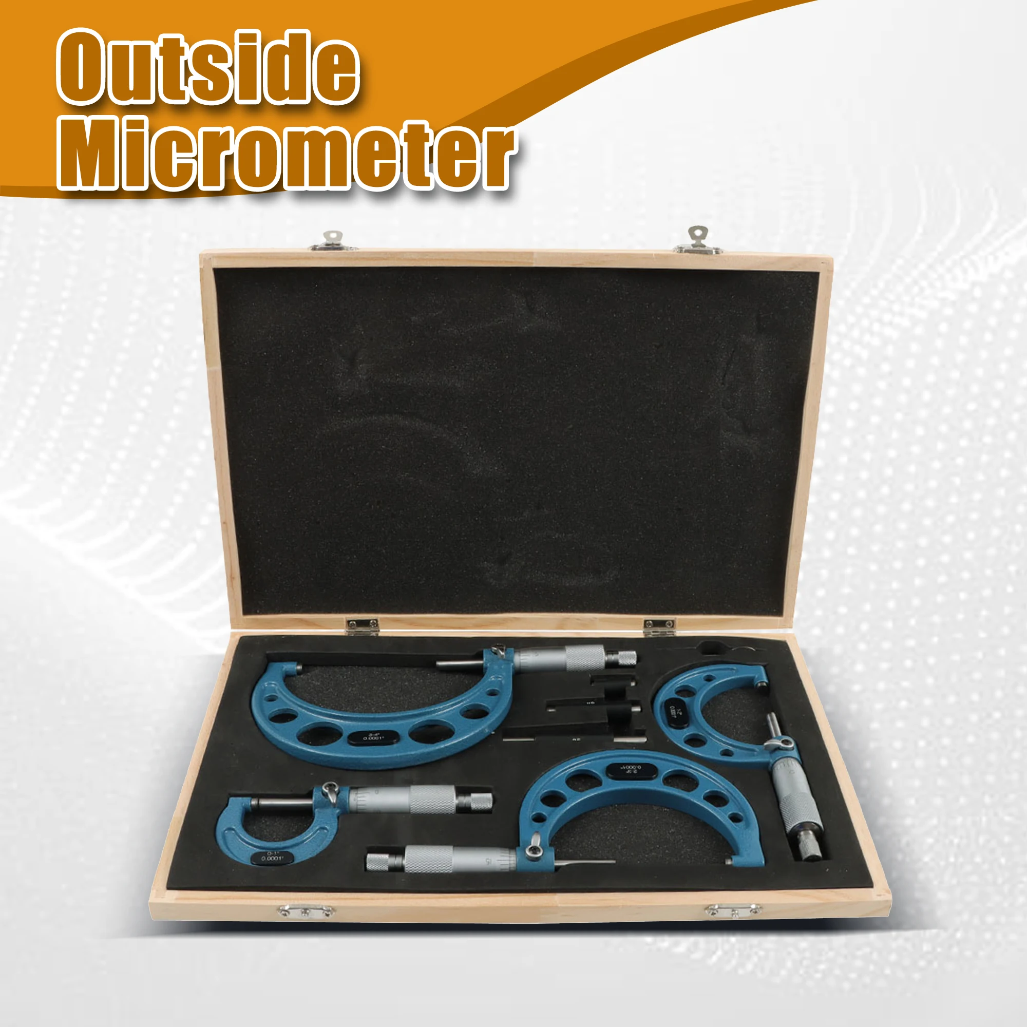 Woodworking Shops - Set Mikrometer 4 Buah Ukuran 0