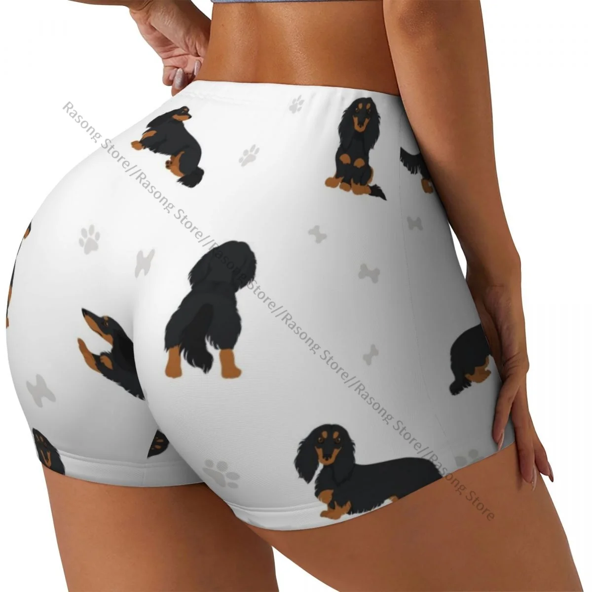 

Сексуальные узкие спортивные шорты на бедрах, длинношерстные шорты для фитнеса с различными позує, женские удобные шорты для йоги