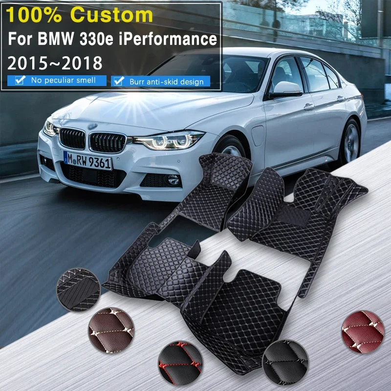 

Quality Hybrid Vehicle Car Mats Floor For BMW 3 Series 330e iPerformance F30 2015~2018 Waterproof Carpets Car Floor Mats Car Acc