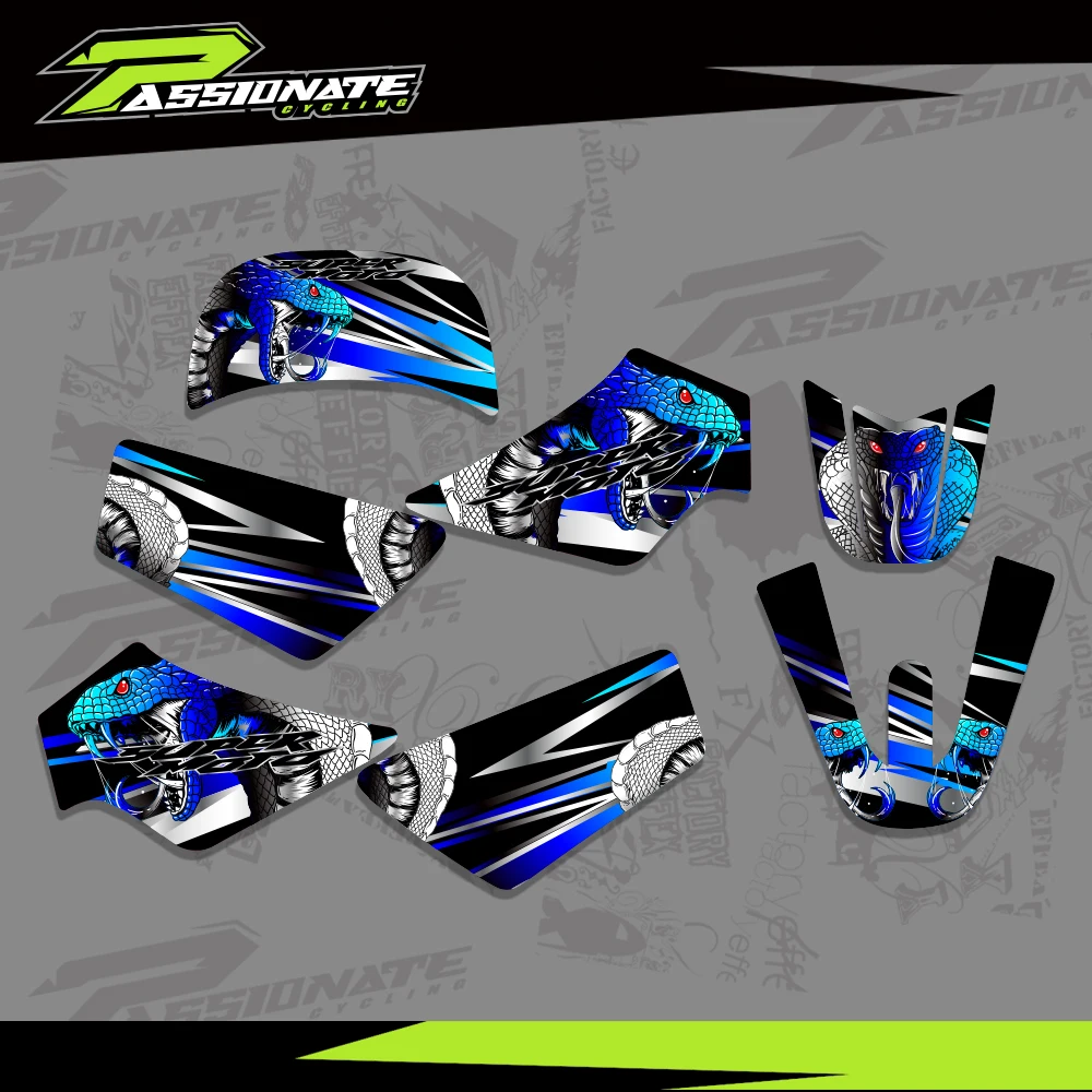 

Graphics For YAMAHA PW50 PW 50 50CC For PW50 Decals Stickers Motorcycle Background Custom Number Name For PW50