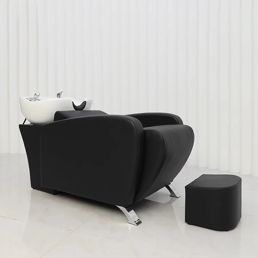 Comfortable Modern Hair Shampoo Bedportable Trendy Lounge Ergonomic Shampoo Bed Simple Fashion Cadeira De Barbearia Furniture