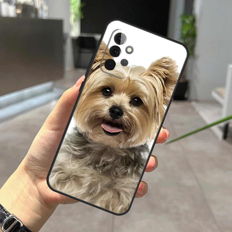 Yorkshire Terrier Dog Puppy Case For Samsung Galaxy A13 A33 A53 A73 A51 A71 A12 A22 A32 A42 A52 A72 A14 A34 A54 Cover