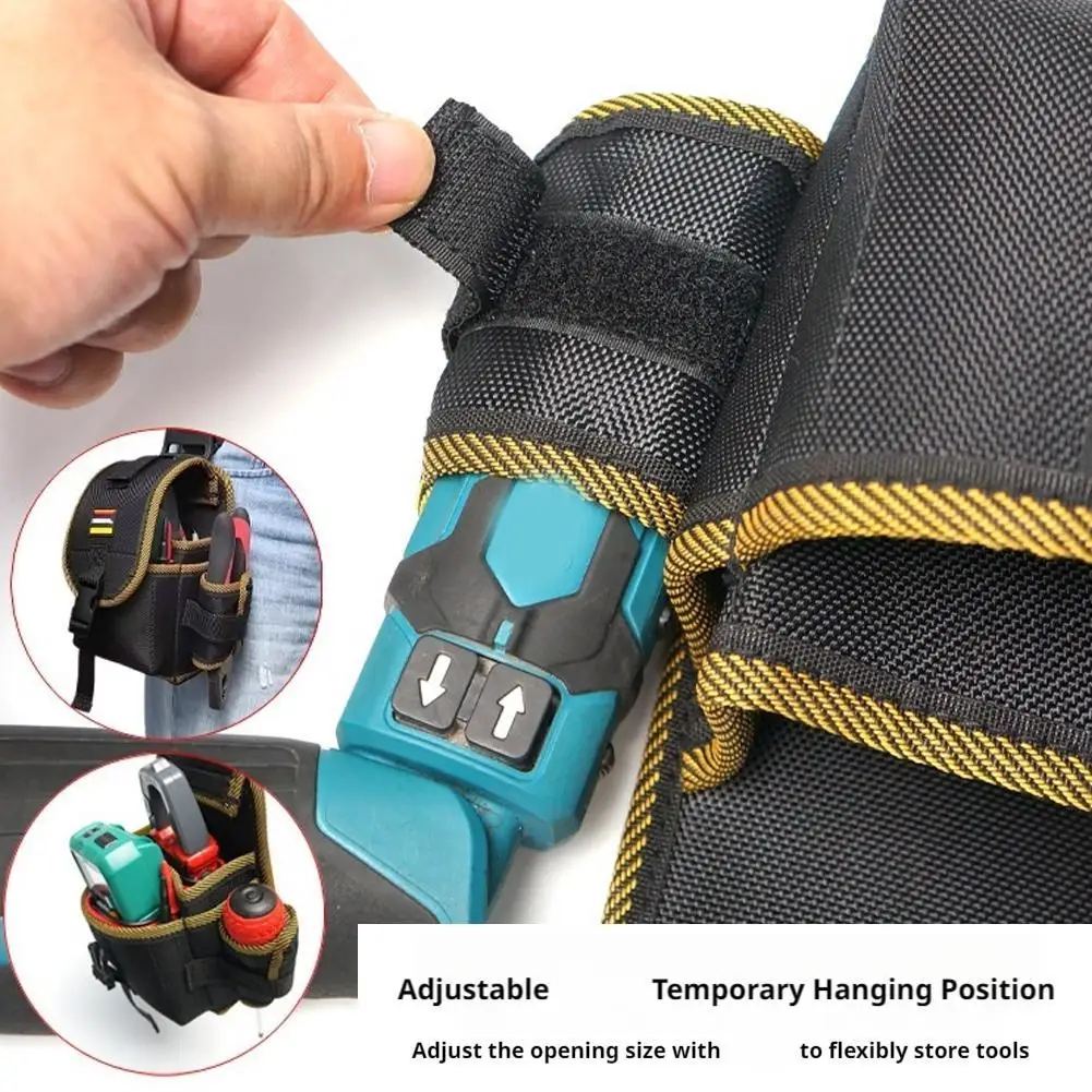 

1680D Rotatable Quick-hanging Instruments Tool Belt Bag Electric Drill Tool Pouch For Electrician Man Gift Tool Organizer ﻿