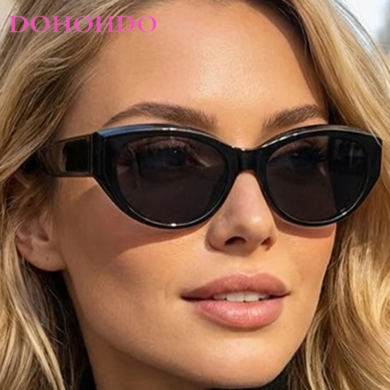 

Vintage Small Frame Cat Eye Wome Sunglasses New Trendy Designer Eyewear Men UV400 Driving Travel Sun Glasses Unisex Lentes Mujer