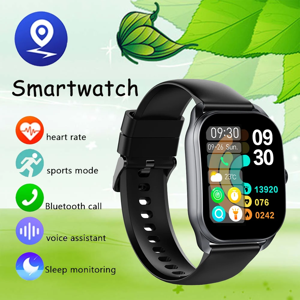 

Стильные умные часы для мужчин Surface 2.01 HD Bluetooth Call Фитнес СпортЗдоровье Сердечный ритм Подсчет шагов Будильник Спортивные часы Мода