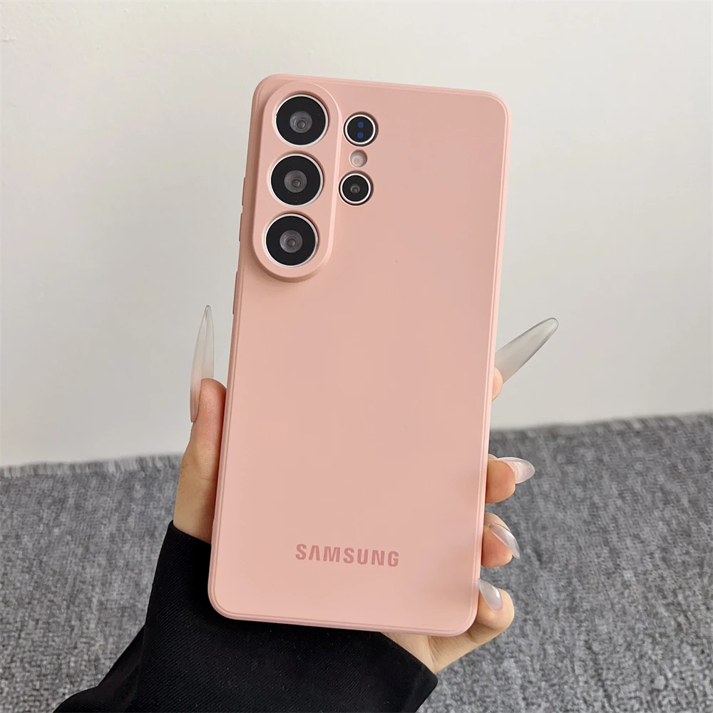 Stoßfeste, flüssige Silikon-Softhülle für Samsung Galaxy A51 A14 A15 A16 A17 A22 A23 A55 A56 A53 A72 A73 A26 A35 Offizielle matte Hülle – Detail 16