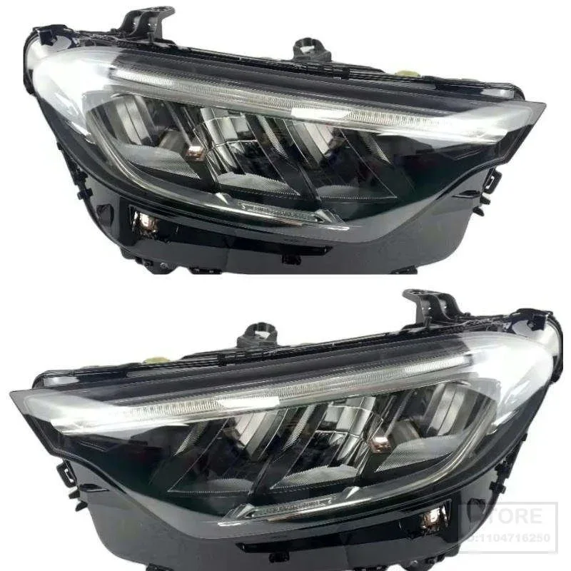 المصابيح الأمامية عالية الجودة مناسبة لمرسيدس بنز GLC W254 X254 LED المصابيح الأمامية نظام الإضاءة مجموعة المصابيح الأمامية التوصيل والتشغيل