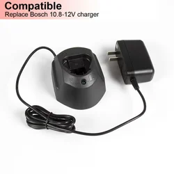 Li-ion Battery Charger For Bosch 10.8V/12V BAT411 BAT412A Li-ion Batteries Power Tool Battery Chargers