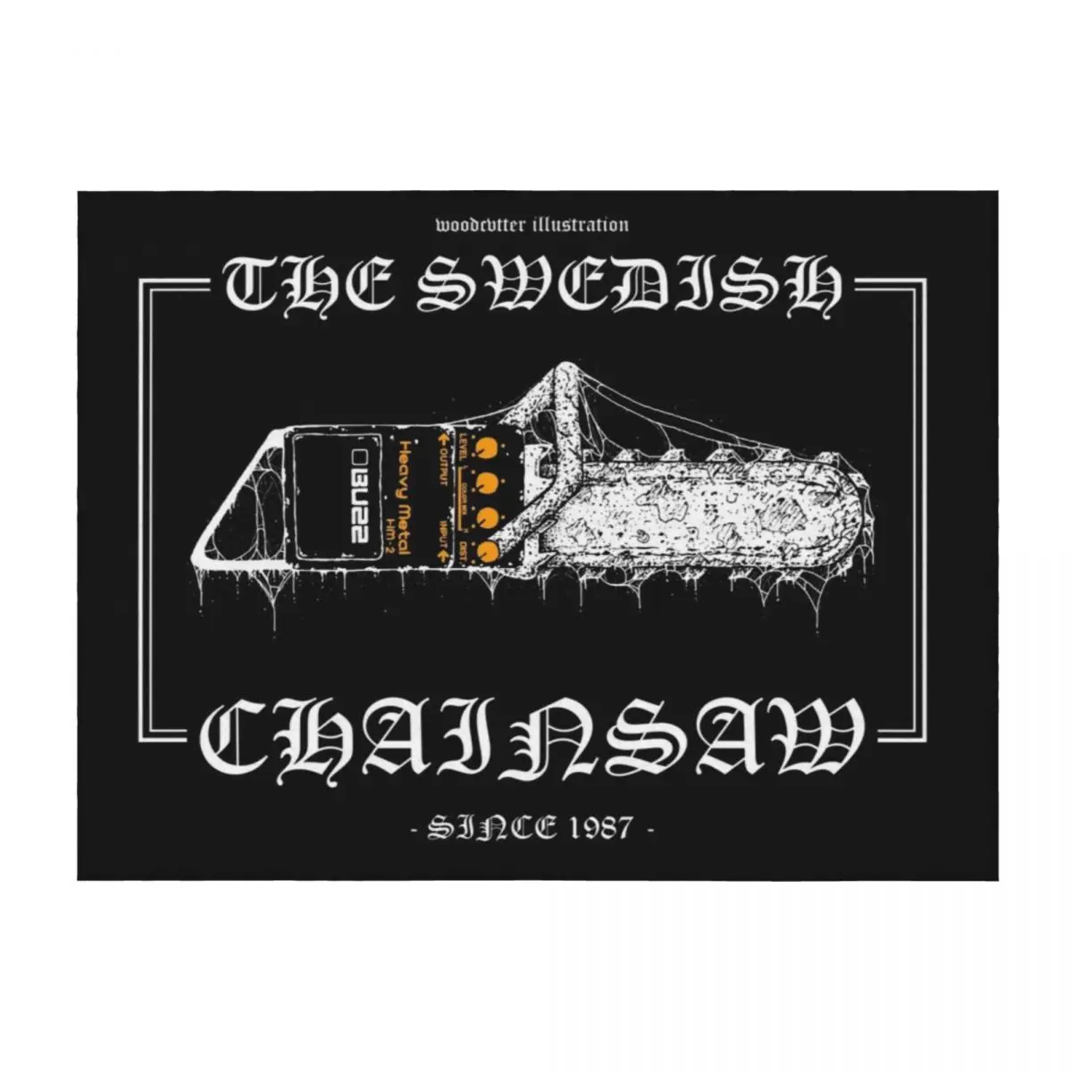 

THE SWEDISH CHAINSAW - Boss HM-2 Throw Blanket Travel Blankets Sofas Of Decoration for winter Nap Blankets