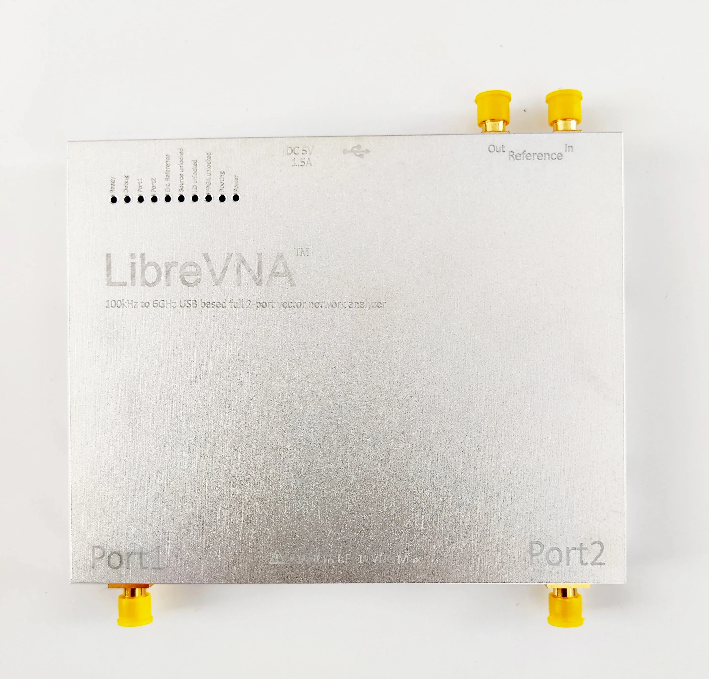 LibreVNA 100kHz-6GHz Vector Network Analyzer Profesional NanoVNA Antenna Analyzer USB Based Full 2-Port with External Reference