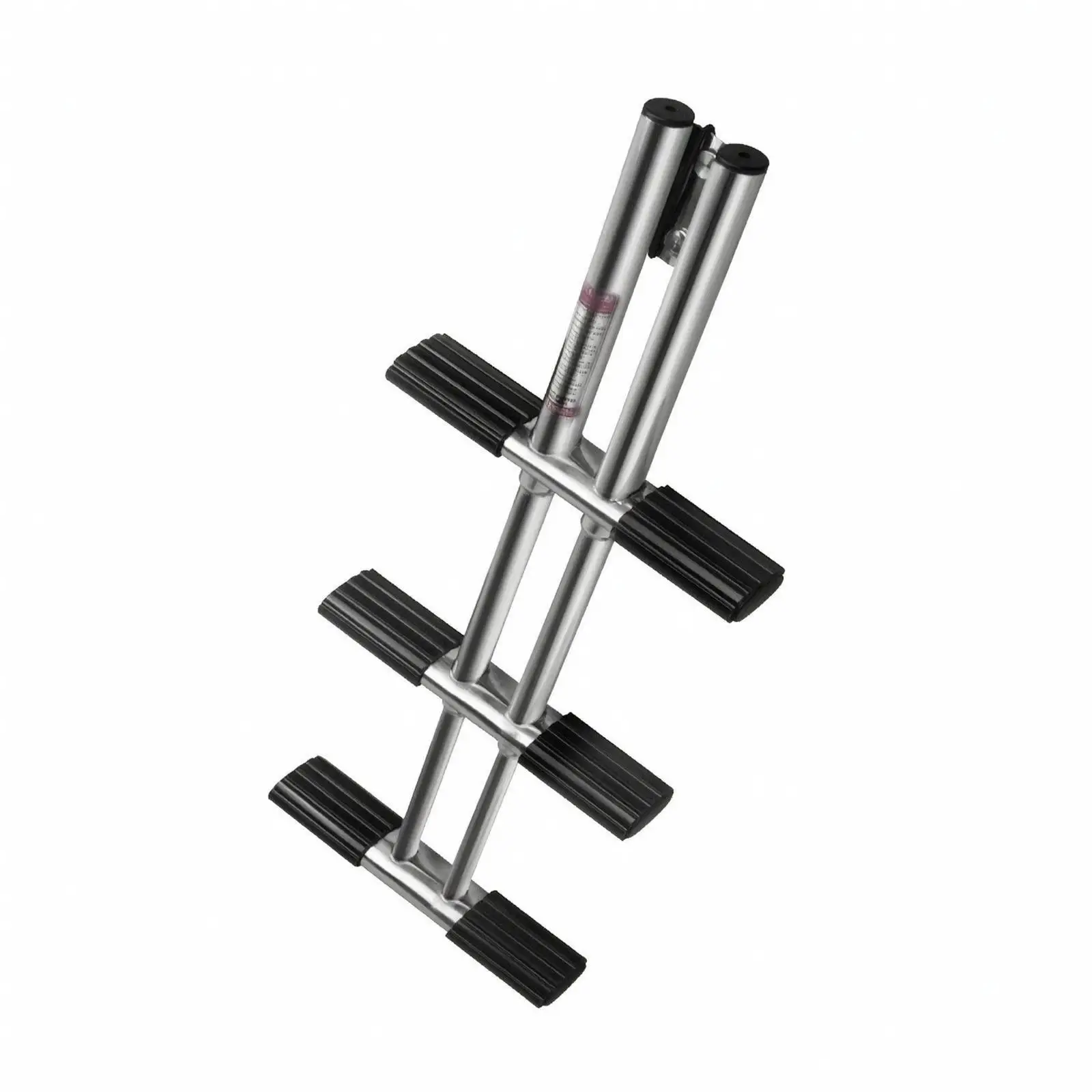 Boat Access Ladder with Mounting Hardware Stainless Steel Foldable Marine Ladder with Anti-Slip Steps for Boats, Yachts