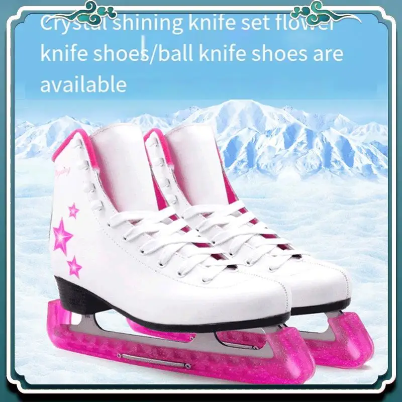 

Reliable 1 Pair Soft Plastic Ice Hockey Figure Skate Blade Guard Cover Protector Ice Skate Runner Guards For Women Kids