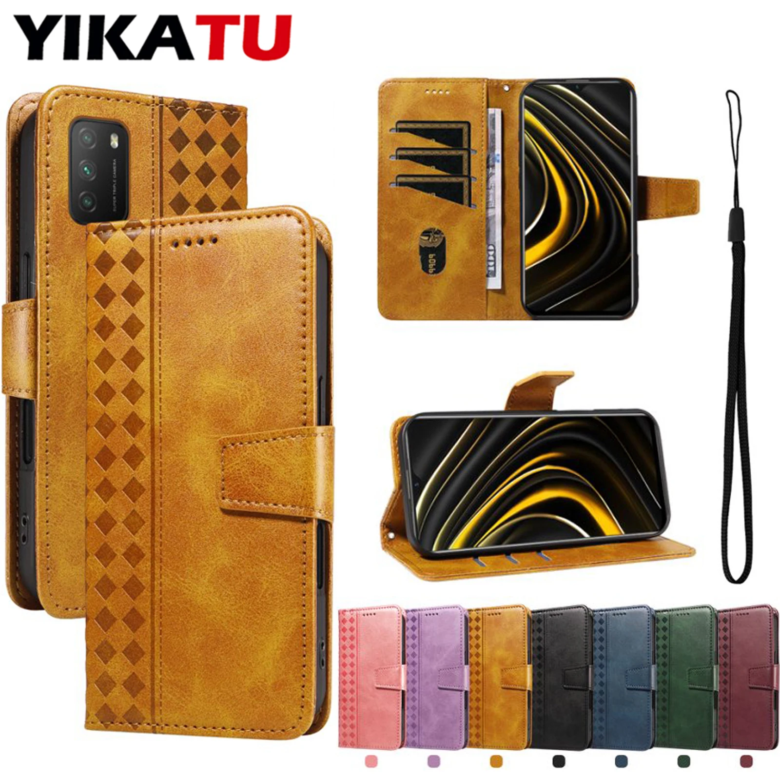 

Wallet Leather Case For Xiaomi Redmi K80 Pro 5G K70E K60 Ultra K50i K50 A5 4G A4 A3 9T 9C 9A 14C 14R 13C 13 12C 12 11A 10C 10A