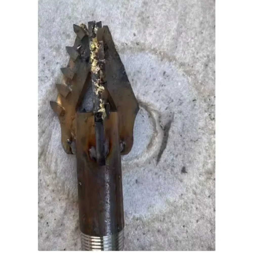 Three-leaf alloy drill bit household one-inch drill small well drilling drill bit