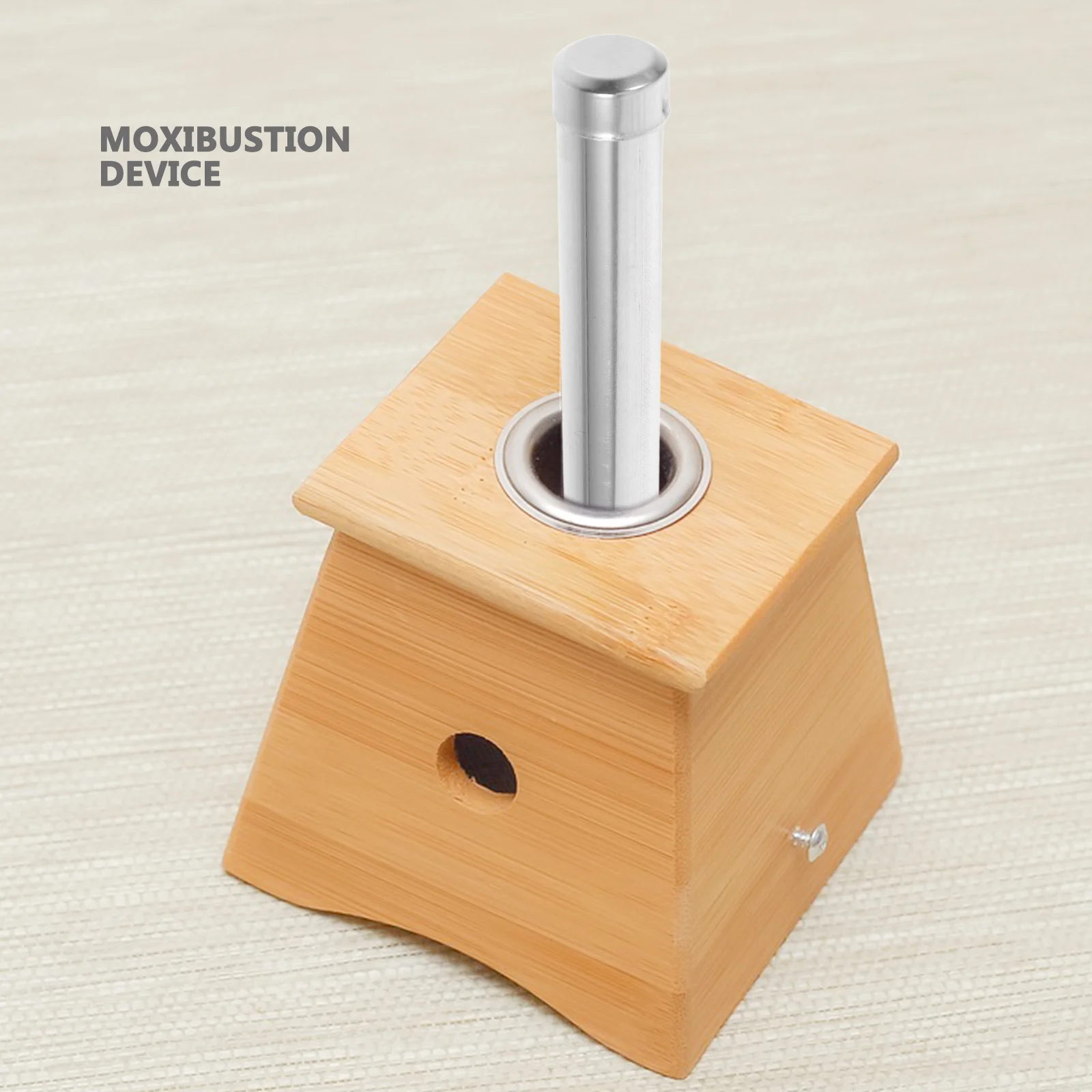 

6Pcs Stainless Steel Moxibustion Pusher Moxa Stick Holder Portable Easy Operation Body Care Tool Moxa Stick Holder