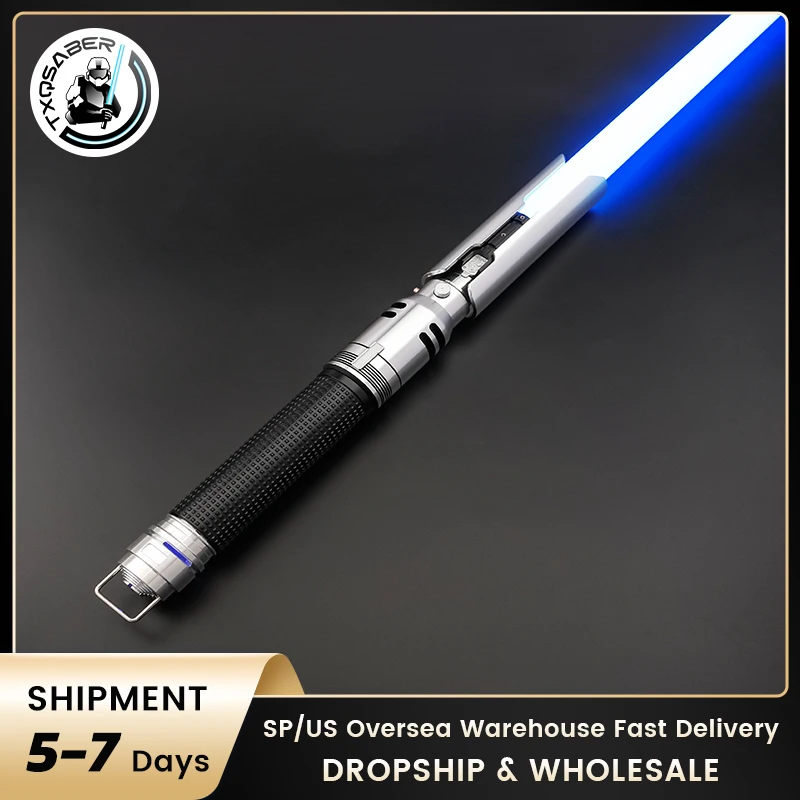 

TXQSABER Lightsaber CAL Neo Pixel Heavy Dueling SNV4 Smooth Swing Light Sword FOC Metal Handle Jedi Luminous Light Saber