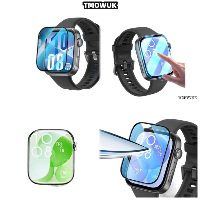 

For Huawei Band 6 7 8 9 10 B6 B7 Watch D2 Fit 3 4 Pro Special Edition Screen Film Flexible 3D Curved Full Cover Protector