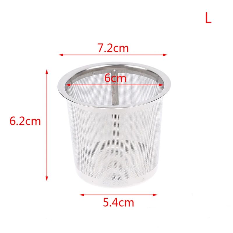 Mesh Tea Infuser Strainer Leaf Filter Leaks Sieve Metal Cup Stainless Steel