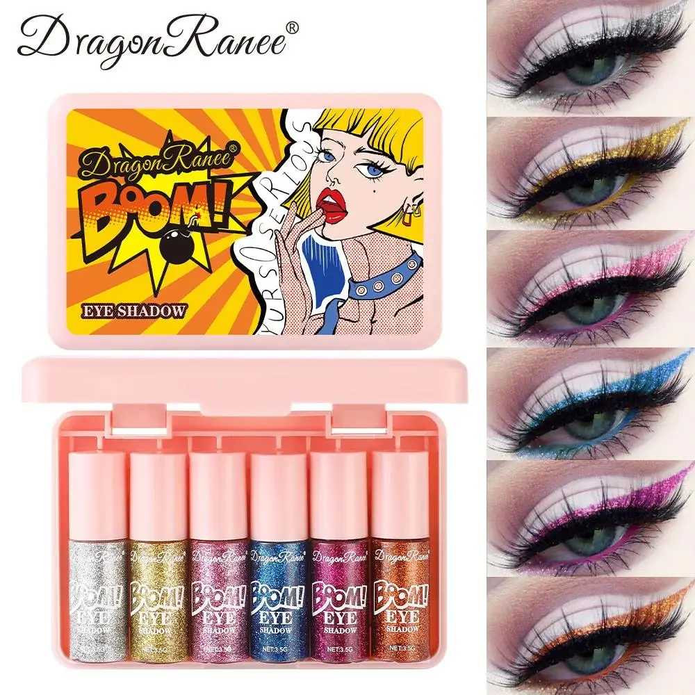 Liquid Eyeshadow Palette Waterproof Long Wearing Shimmer Makeup Kit Brilliant Smooth Cosmetics Eye Shadow