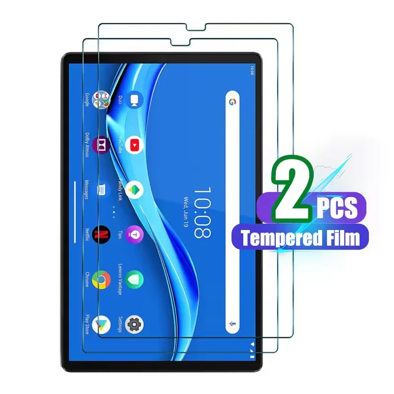 

2PCS 9H Tempered Glass Tablet Screen Protector For Lenovo Tab M10 Plus FHD 10.3 Inch TB-X606F X606X Anti-Scratch Protective Film