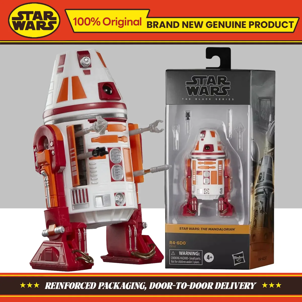 在庫あり-ハズブロ-スターウォーズ-ブラックシリーズ-r4-6d0-ロボット-15cm-アクションフィギュア-コレクション-オリジナルモデル-おもちゃ-装飾品-ギフト