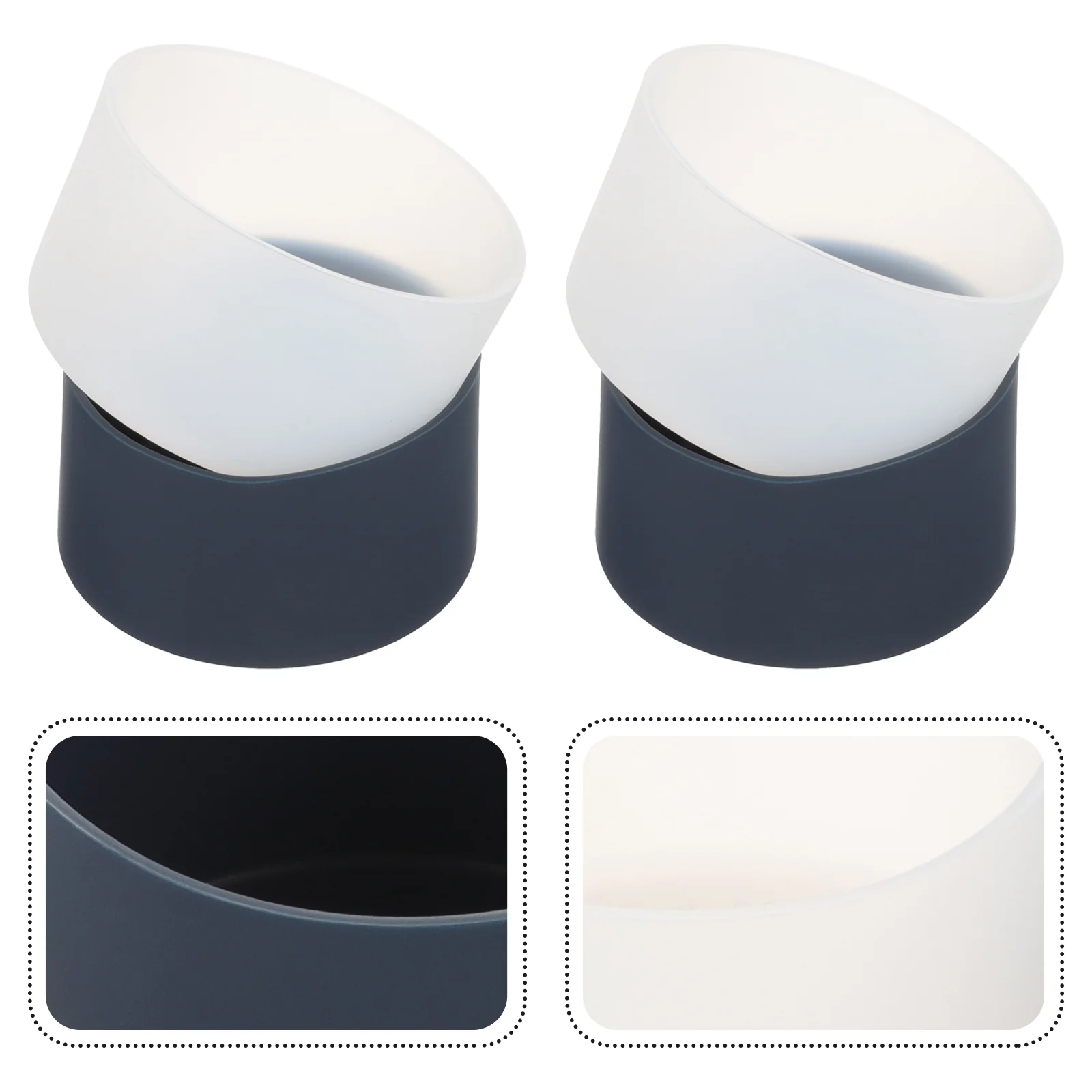 

4 Pcs Water Bottle Belt Silicone Cup Cover Flask for Hot Drink Bottom Protector Silica Gel Bottles