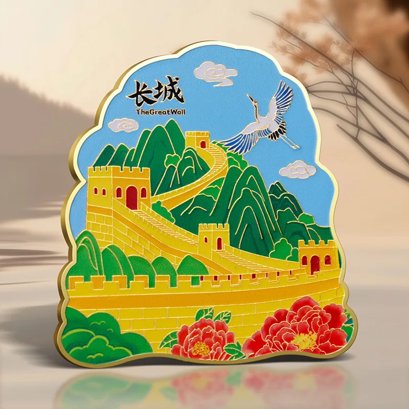 City Landmark Fridge Magnets, Great Wall Scenic Area Fridge Magnets, Small Gifts