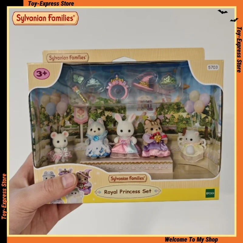 Sylvanian Families Girl niños juguetes Calico Critters muñeca en miniatura accesorios de ropa princesa real conjunto juguetes para niños regalo