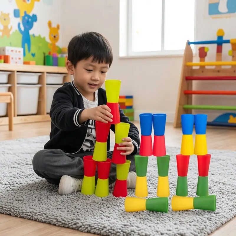 Agile Training Flip Cup Soft Road Cone Roller Soccer Skating Obstacle Multiplayer Interactive Outdoor Fun Toys for Children