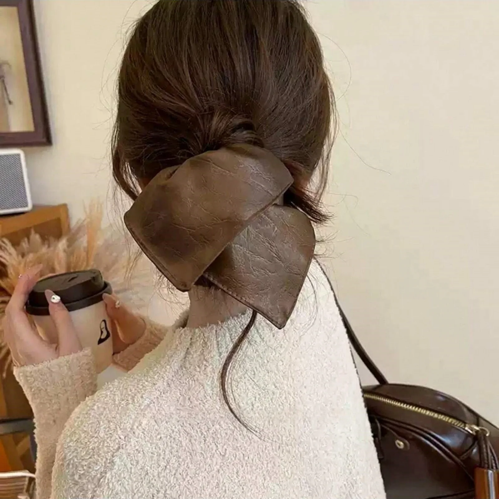 

Премиальные резинки для волос Mullet Scrunchie, высокоэластичные резинки для пучка, хвоста, причесок-бобблов