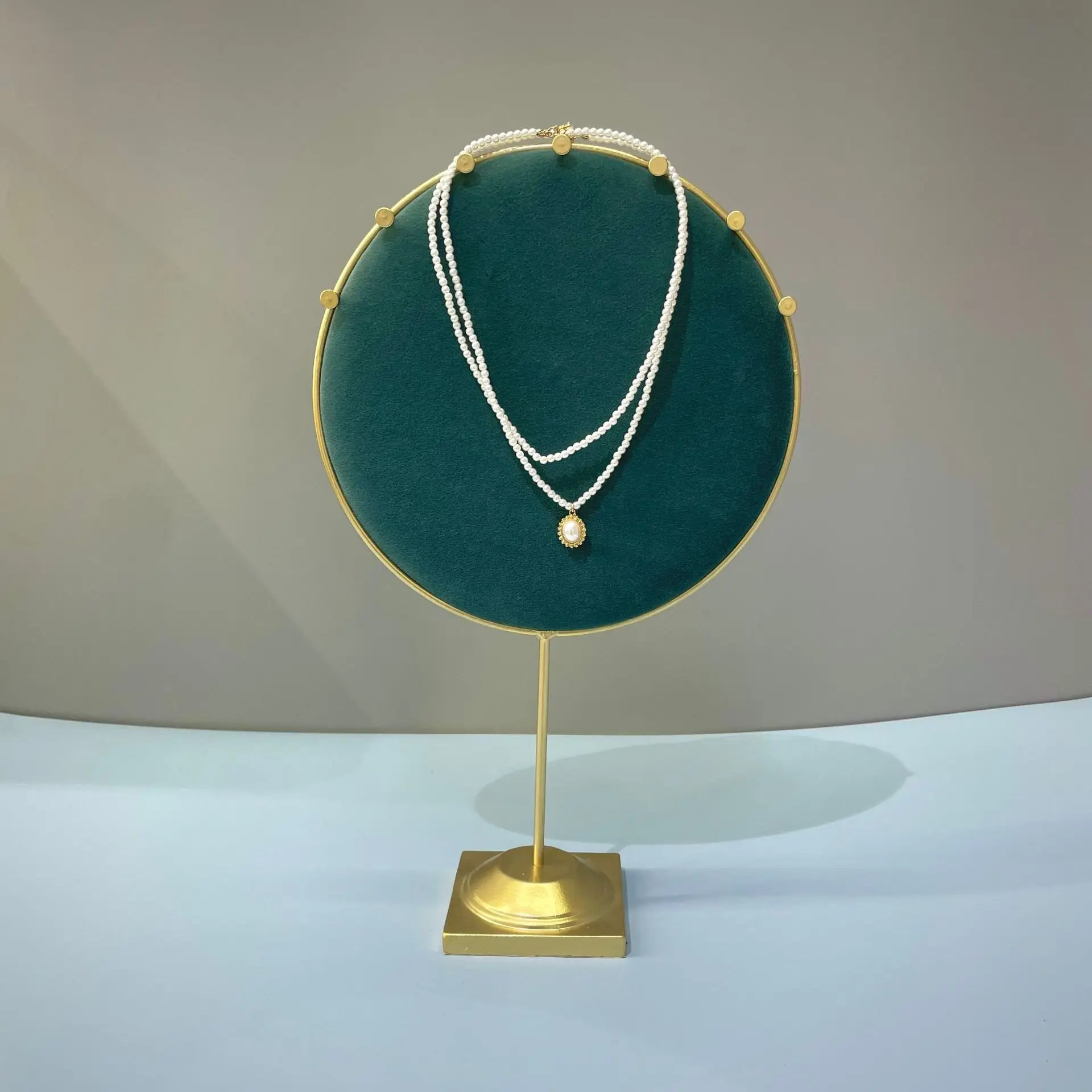 Collar de terciopelo sedoso para exhibición de joyas, soporte para pendientes, organizador, colgantes, modelo de maniquí, exhibición de busto, expositor, nuevo estilo de sol