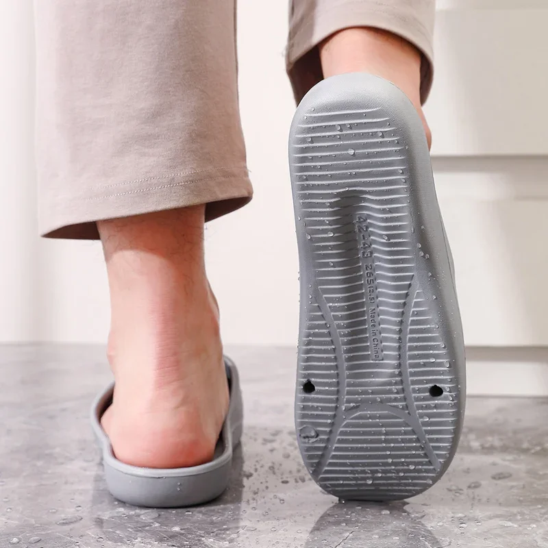 Pantoufles Antidérapantes pour Homme et Femme, Sandales de Plage, Souples, Concises, Légères, d'Nik, Chaussures de Énergie, Nouvelle Collection