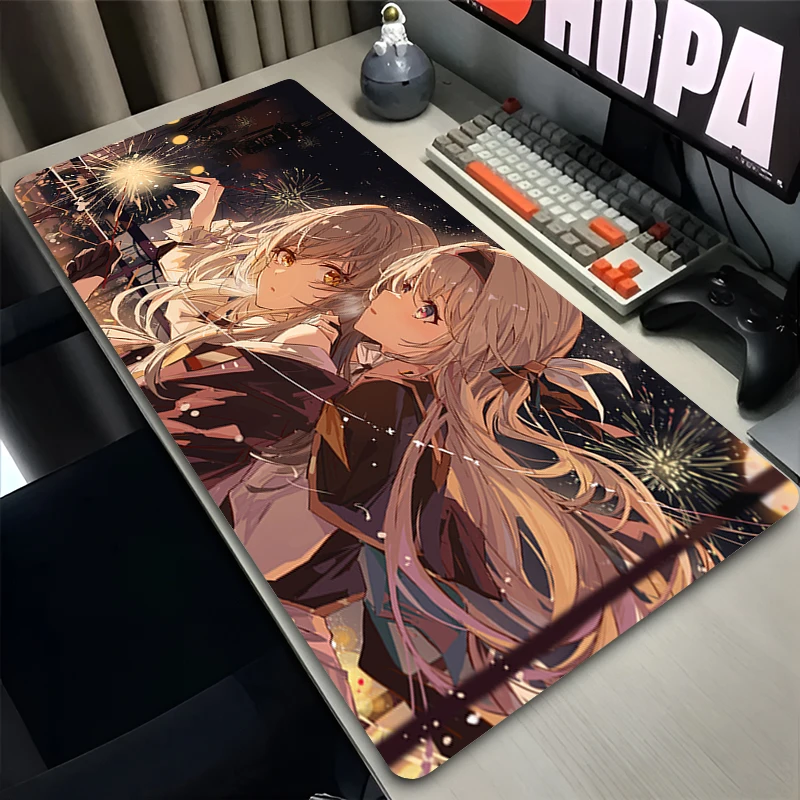 

Mouse Pad Office PC Gaming Accessories Keyboard Pad Anime HD Print Mousepad Laptop Desk Mouse Mat HD H-honkai Star Rail Firefly