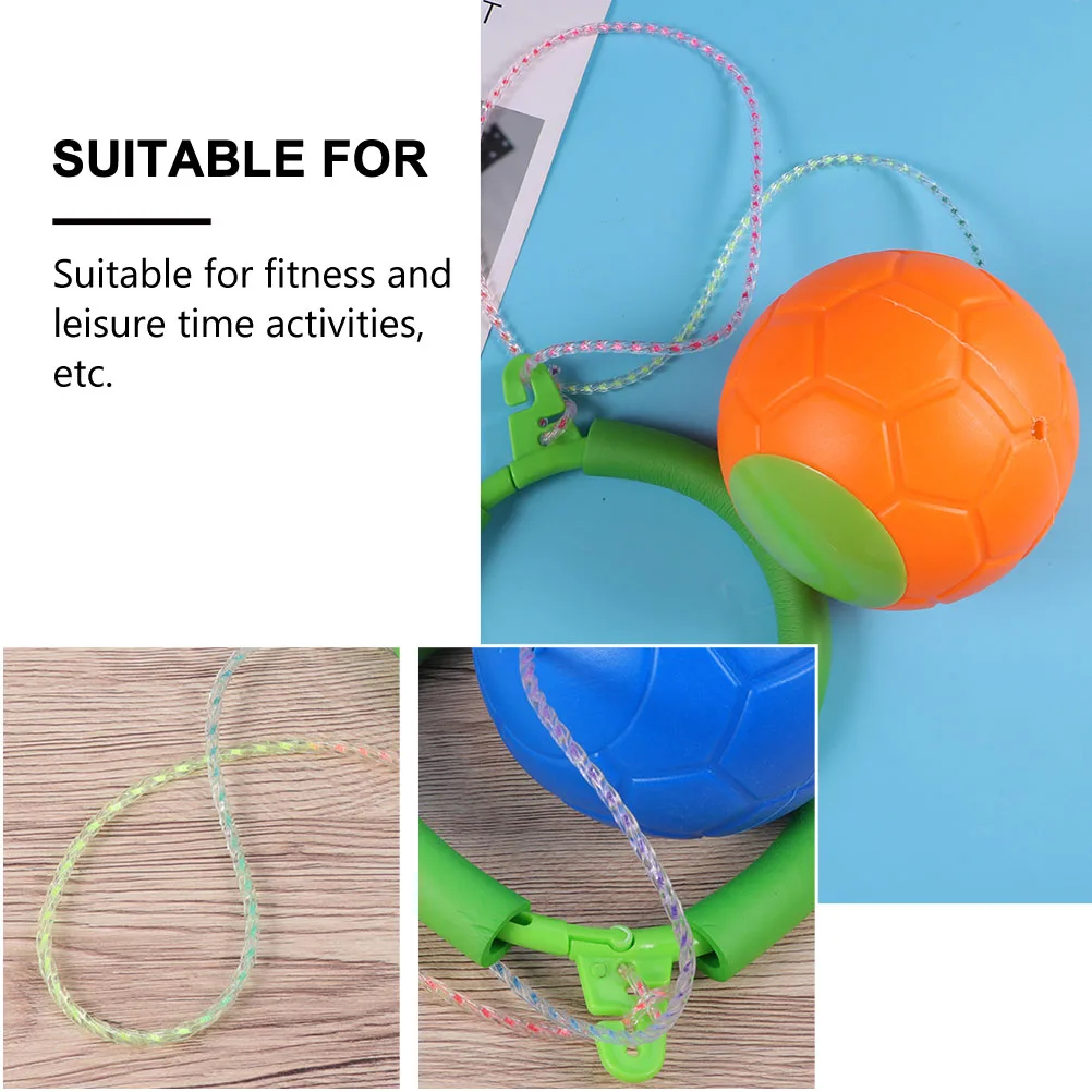 

4pcs Rotating Jump Ring Skipping Ball Ankle Fun Cardio Game for Children Kids All Ages Plastic Sport Fitness Toy