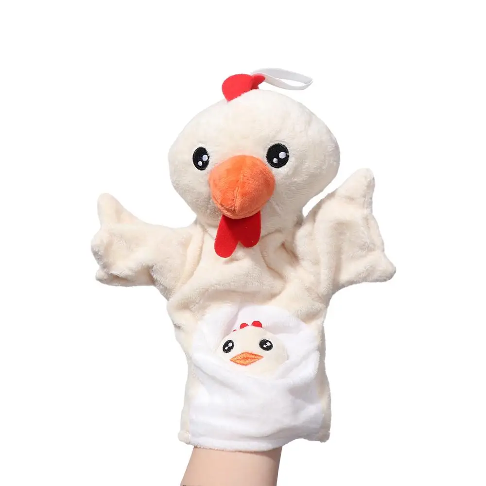 Onderwijs Ouder-kind Kinderhandpop Hond Pluche Dierenpop Kuiken Konijn Pop Speelgoed Kind