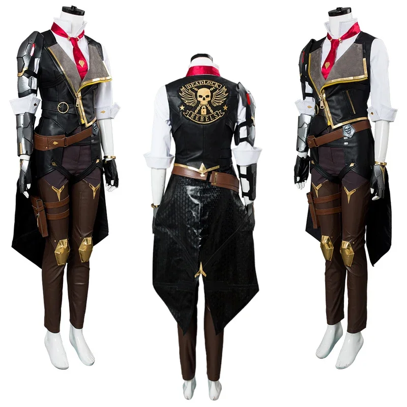 RT01 OW Ashe Косплей Аниме Костюм Топ Брюки Шляпа Комплект Одежды Наряд Взрослых Женщин Ролевая Униформа Женский Хэллоуин Карнавал & Gf1