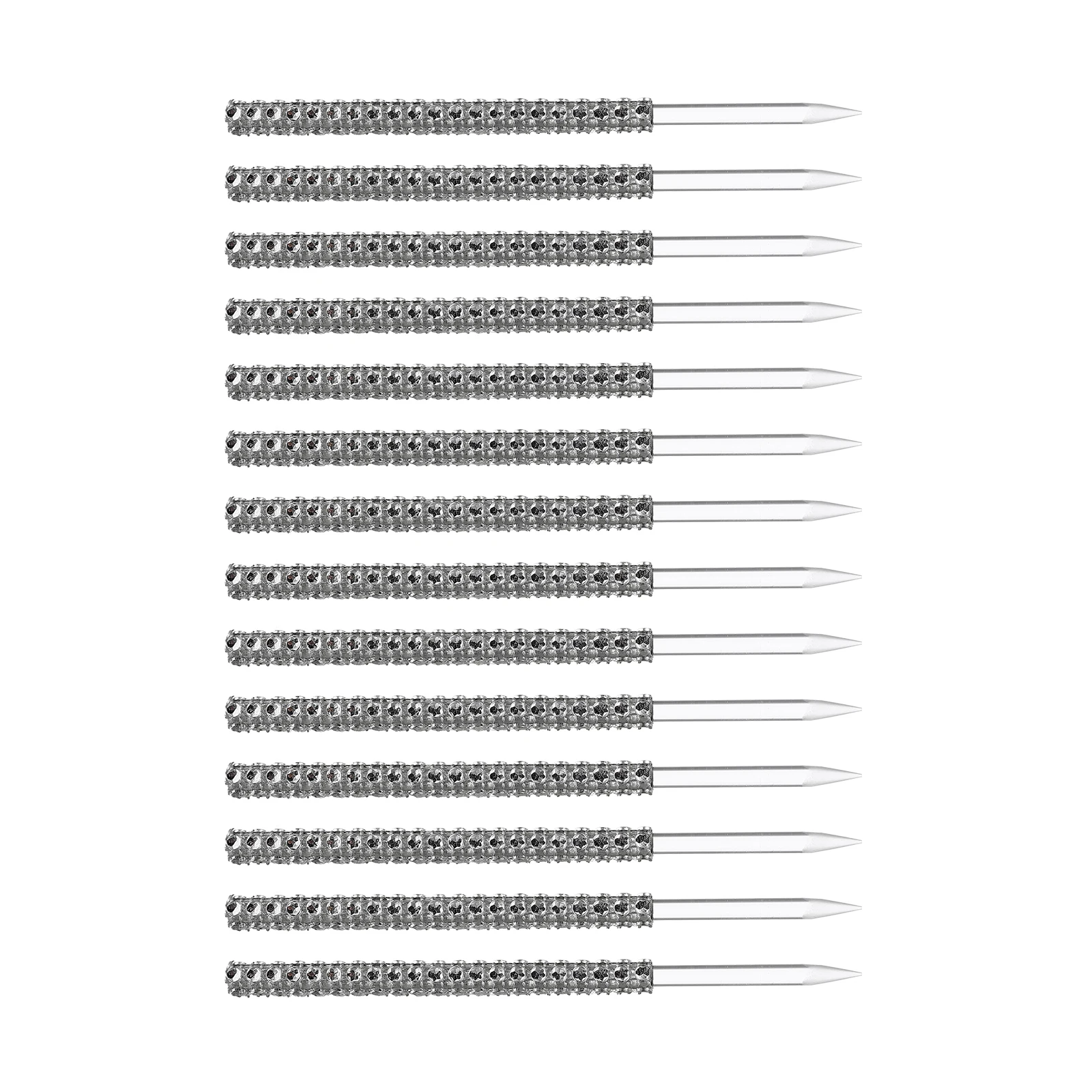 

12pcs Rhinestone Candy Apples Acrylic Decorative Dessert Lollipop Making Tools Party Supplies Cake Pops Chocolate Fruit