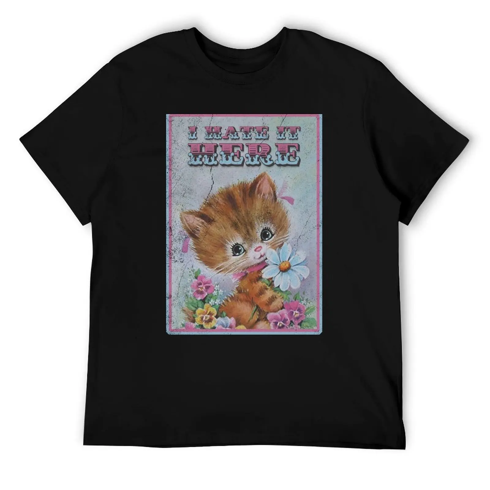 

I hate it here T-Shirt t shirt men 100% cotton luxury brand t shirts for man slim fit T-Shirt