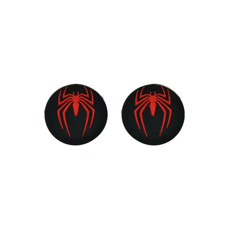 1/2pcs SpiderMan Deadpool Thumb Grip Cap Cover for Playstation PS5 PS4 Xbox Series Game Joystick Silicone Controller Thumbstick