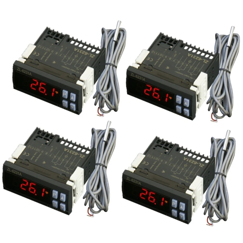 

LILYTECH ZL-6231A, 4 Pcs Lot, Incubator Controller, Thermostat , As STC-1000, STC 1000, XH-W3001, W1209 + TM618N,220Vac Metal