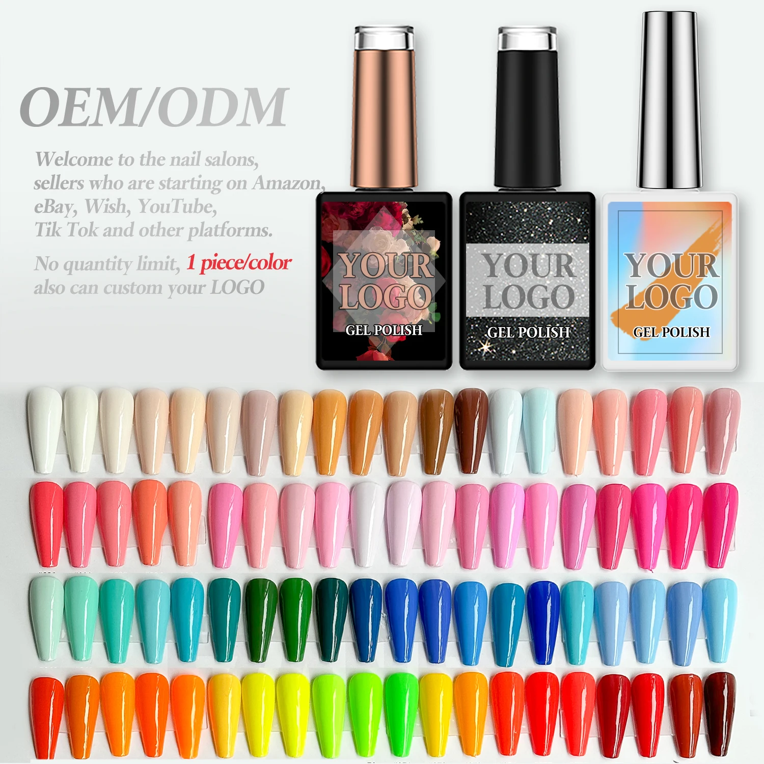 FZANEST 120colors Gel Nail Polish Custom Logo Soak Off Gel Polish OEM Gel Polish Wholesale Free Sample Private Bottles