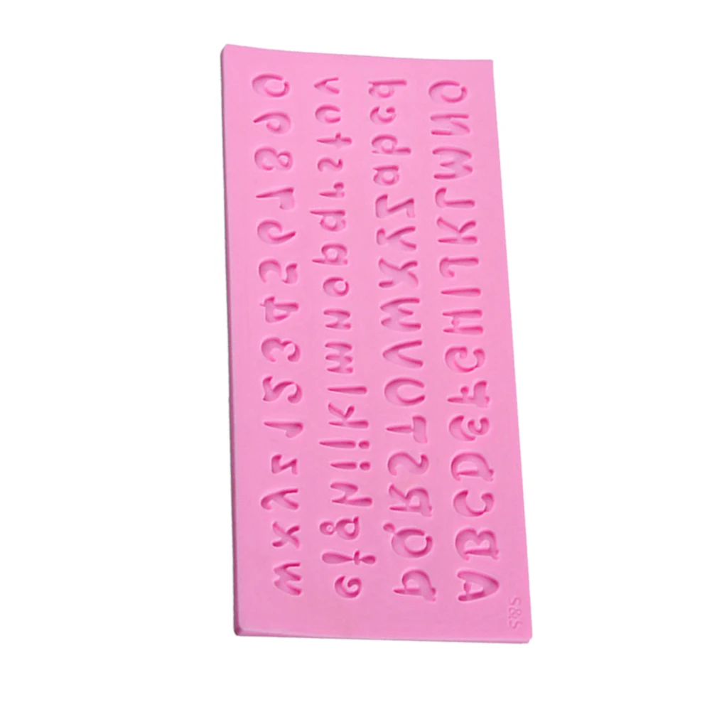

Letter Number Fondant Mold Silicone Baking Molds Cake Decorating Tools Alphabet Non Stick Chocolate Candy Pudding Crafts DIY