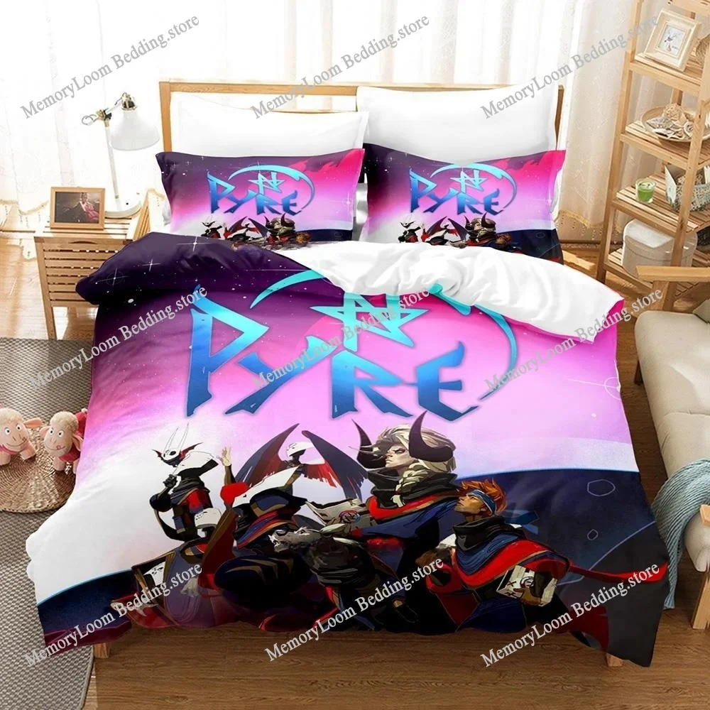 

3d Print Anime Game Pyre Bedding Set Duvet Cover Comforter Bed Set Quilt Cover Pillowcase King Queen Twin Size Boys Girl Adult