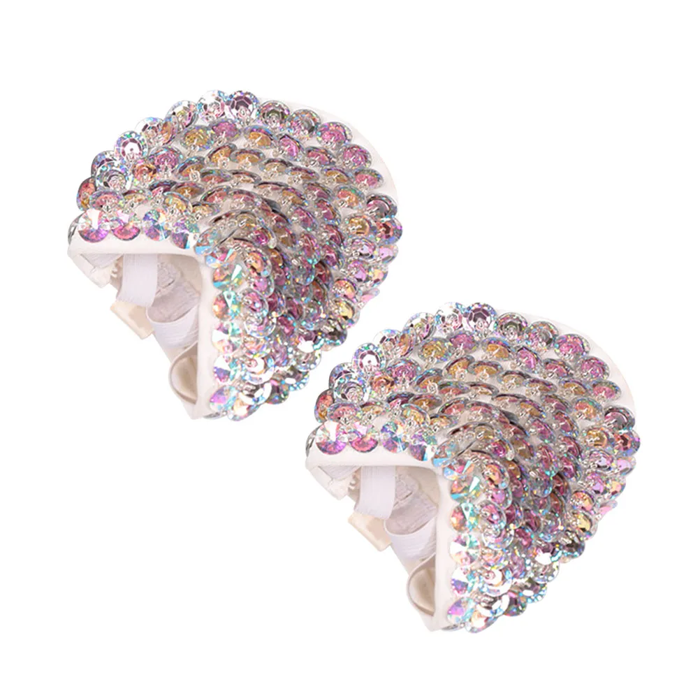 

Ballet Shoes Half Soles Cushion Toe Practice Elastic Band Yoga Folk Modern Ballroom Jazz Dance