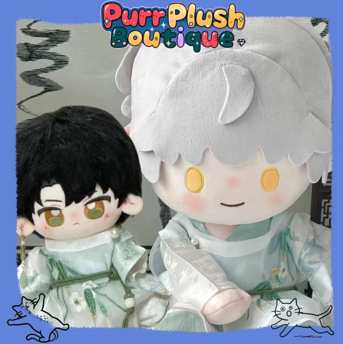 

Детская одежда 20 см, 40 см, хлопковая кукольная одежда, бамбуковая вышивка, антикварный костюм, стоячая осанка, кукольная одежда, сменное платье, подарок