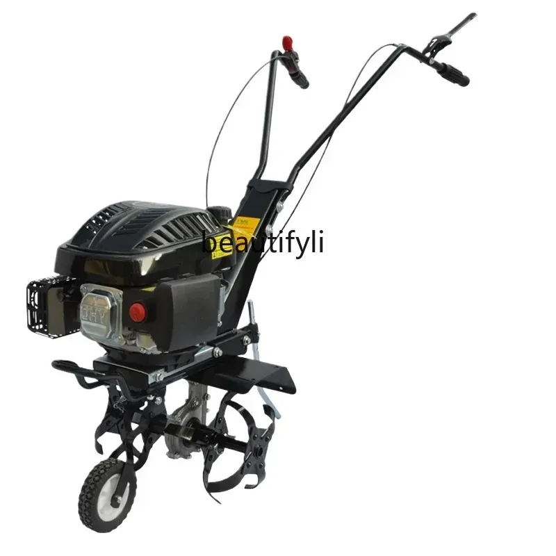 A55  scarifier Orchard vegetable garden cultivator Weeding and soil turning four-stroke micro-tiller